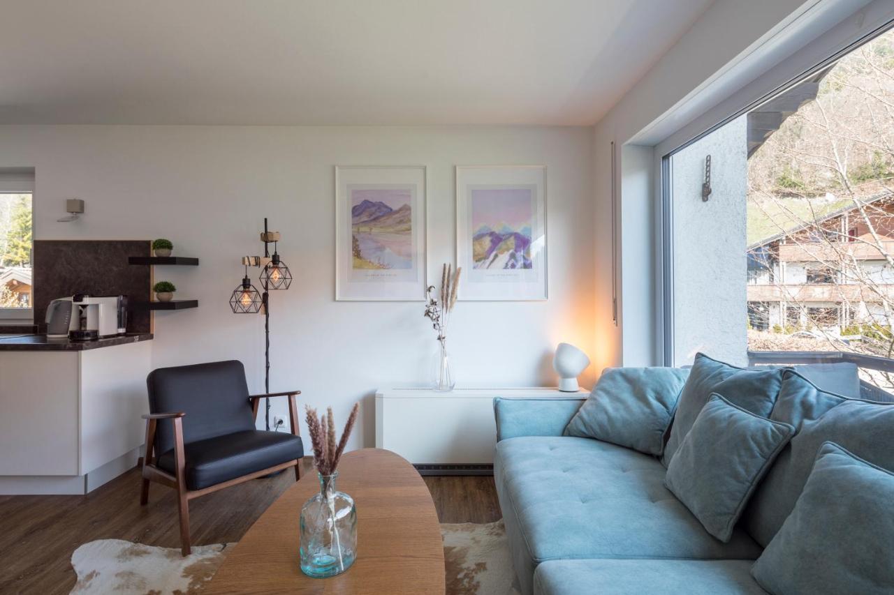 Design Apartment „Alpengluehen“ Nahe Breitachklamm Oberstdorf Bagian luar foto