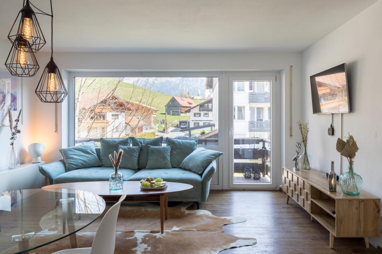 Design Apartment „Alpengluehen“ Nahe Breitachklamm Oberstdorf Bagian luar foto